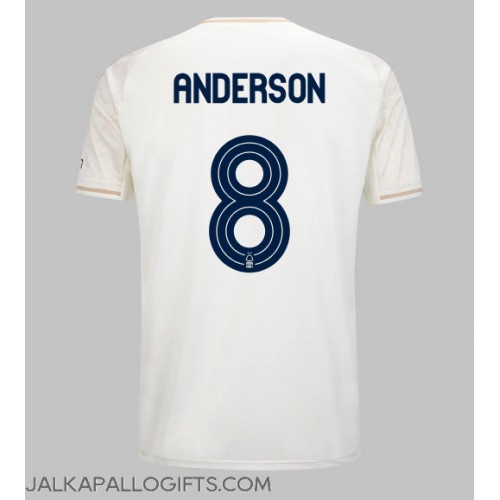 Nottingham Forest Elliot Anderson #8 Vieraspaita 2025-26 Lyhythihainen